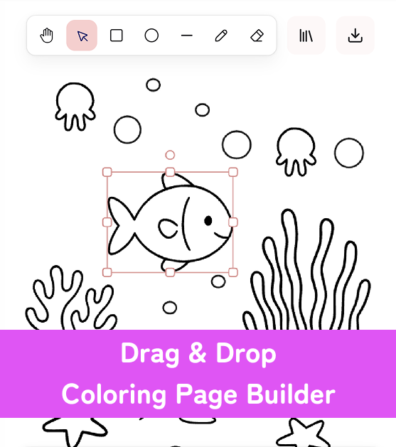 How to Create Custom Ocean Animal Coloring Pages for FREE