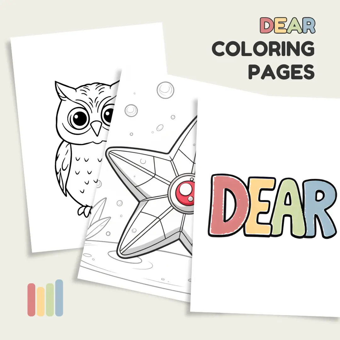 Dear Coloring Pages Hero